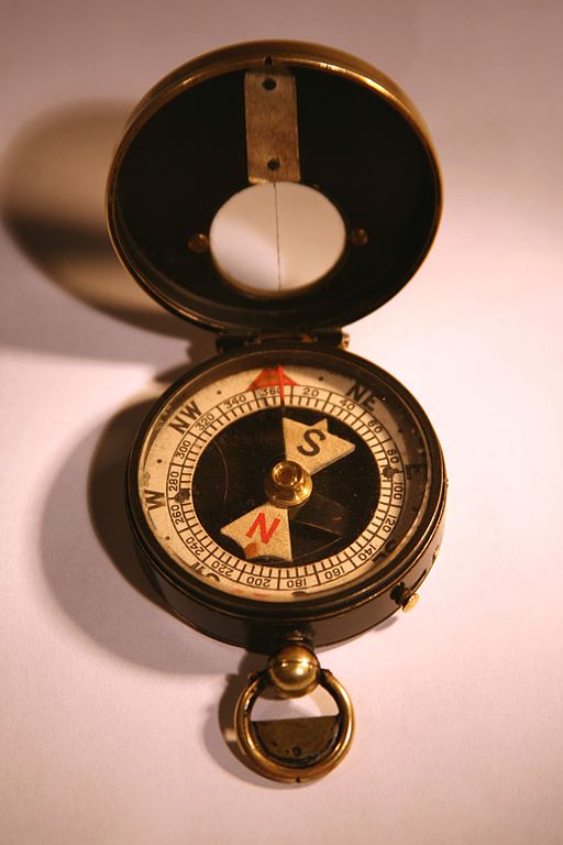A military compass that was used during World War I