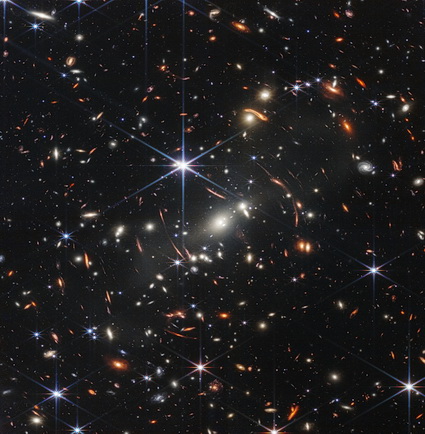 SMACS 0723A galaxy cluster. Furthers image recorded from James Webb telescope 