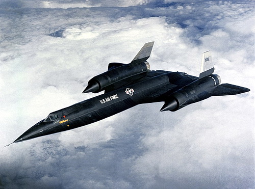 A-12 Prototype Spy Plane in the Air