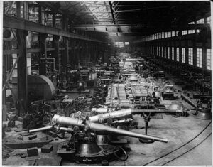 Bethlehem Steel producing 6" guns 