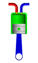 Diagram of a piston